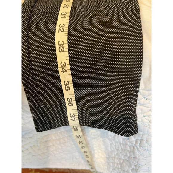 Chicos So Slimming Superior Stretch Ankle Pants Size 0 0R US 4 Black Tan Print - Picture 8 of 10